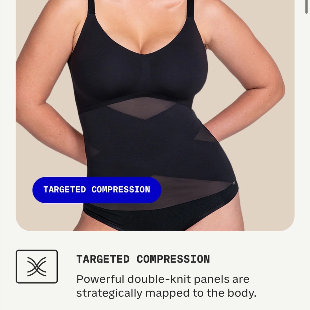 Honeylove Nude Shapewear Tank 2XL Sand - Picture 7 of 13